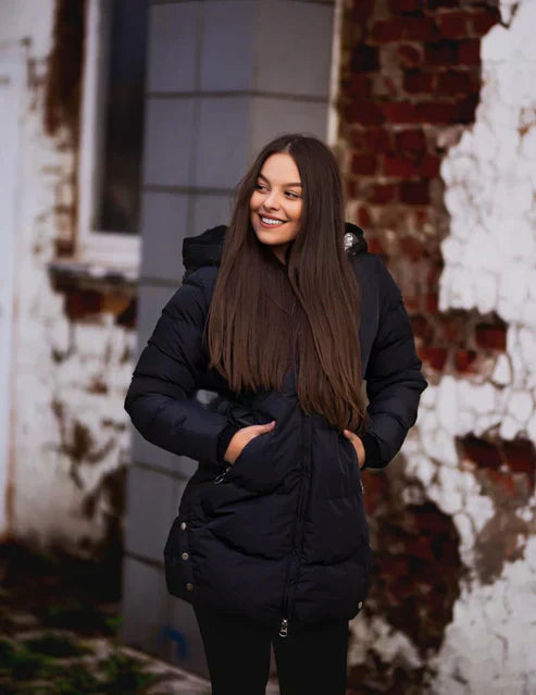 Beatrice - Warm Winter Coat With Fleece Lining