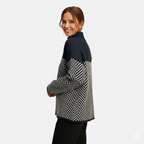 Eva - Herringbone Knit Sweater